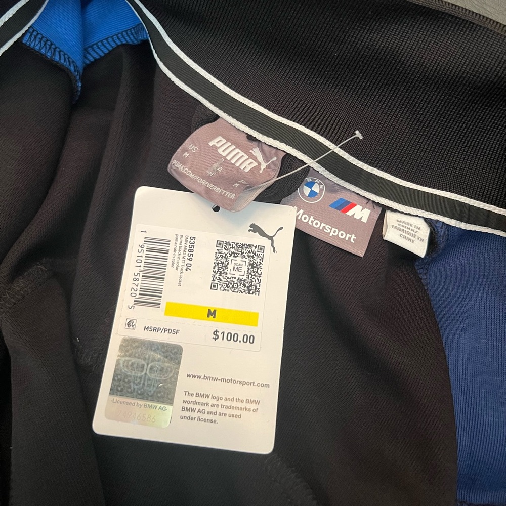 ❌SOLD❌BMW M Motorsport x Puma Collab Track Jacket NWT - Picture 7 of 8
